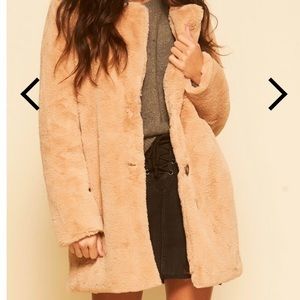 12th Tribe - Aspen Teddy Escape Faux Fur Coat